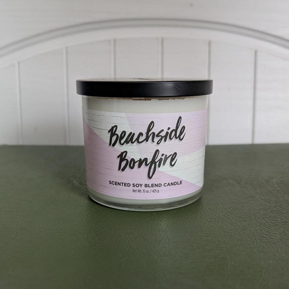 Ulta Pomegranate Petals & Beachside Bonfire 3 Wick Candles - Picture 5 of 7